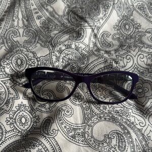 Versace Black Cat-Eye Glasses